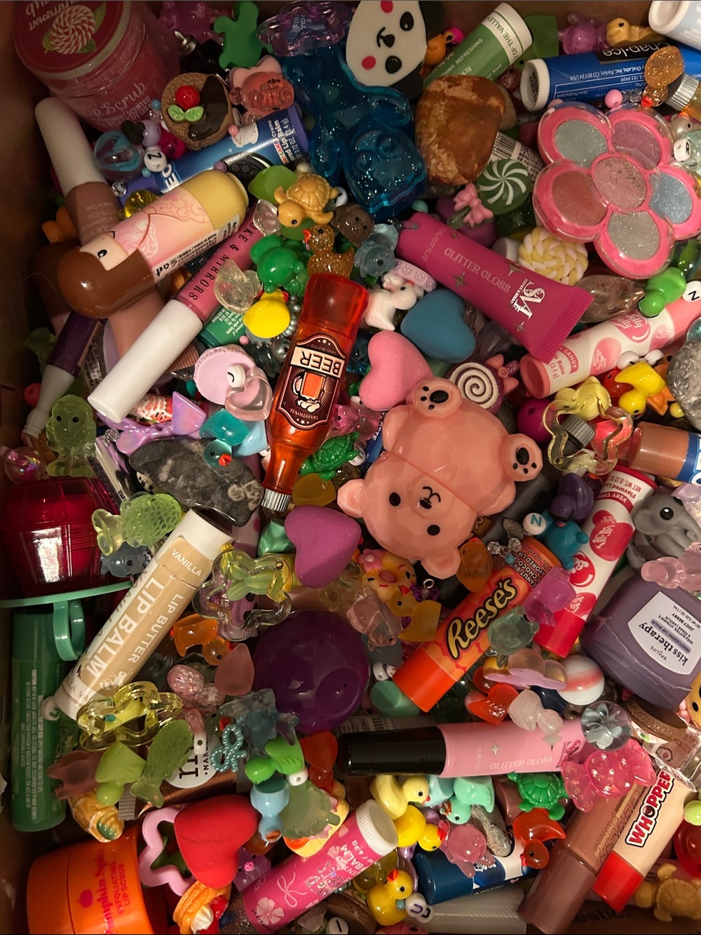 Lip Balm, Minerals and Animal Confetti Scoop